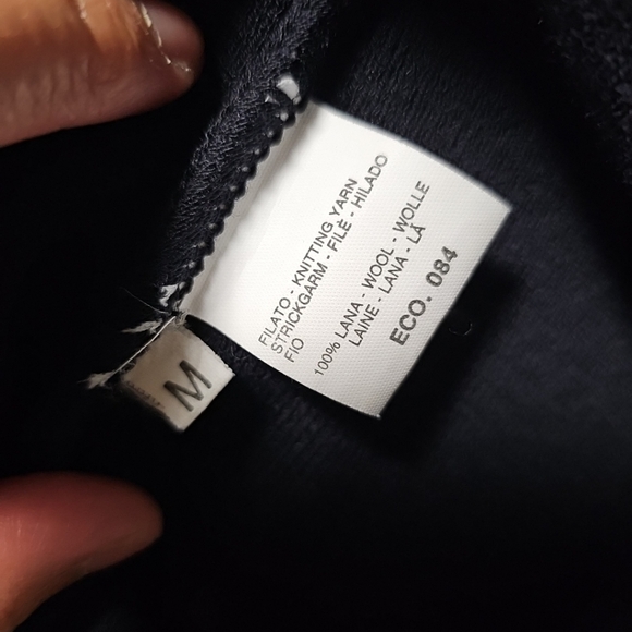 Max Mara Trousers Women Black Medium  100% Wool High Rise Made in Italy - Picture 2 of 13